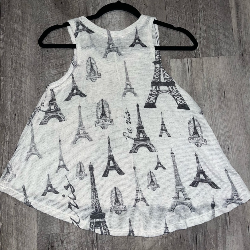 (✨3 for $15) Paris knit tank top - Picture 3 of 3